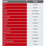 SERRA FITA ELÉTRICA DE BANCADA INOX LÂMINA 1,74MM 3/4 CV 800W - MARCA SPOLU 